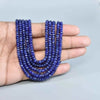 Natural Blue Sapphire Inspired Montana Deep Blue Diamond Cut Onyx Glass Beads Stone Beaded Necklace & Premium Celebrity Wear Bollywood Inspired Statement Mala Necklace Set(5-Layer Mala)