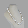 Baroque Synthetic Freshwater White Pearl Beaded Necklace (Single Layer Moti Mala)
