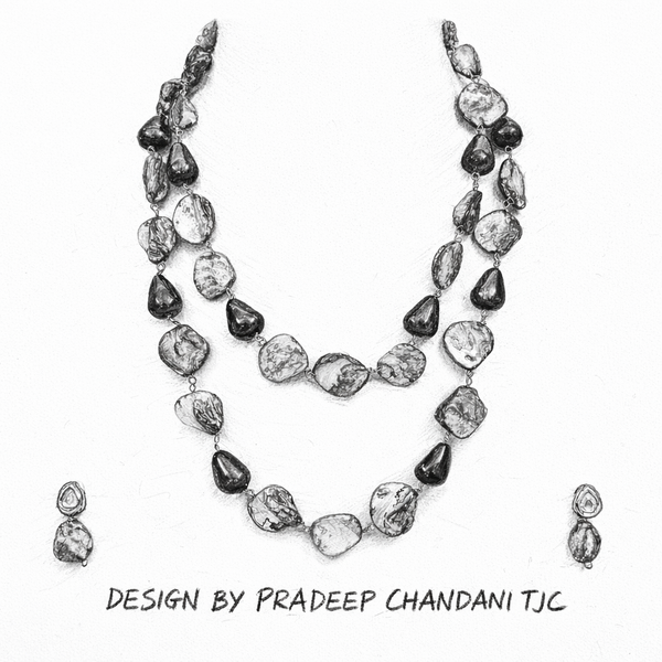 Premium Quality | Baroque Pearl | Elegant Necklace Set |