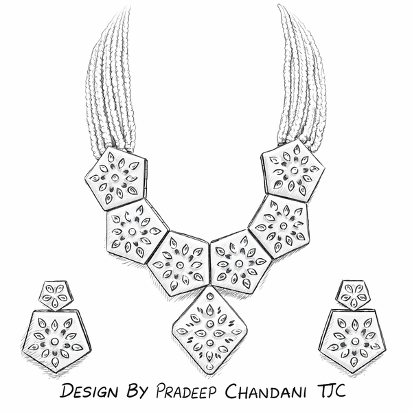 Premium Quality | Pink Enamel | Jaipur Kundan | Necklace Set |