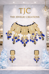 Premium Quality | Kundan Stone | Crystal Beads | Necklace Set |