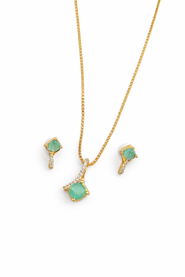 Premium Quality | Monalisa Glass | Anti-Tarnish Chain Pendant |