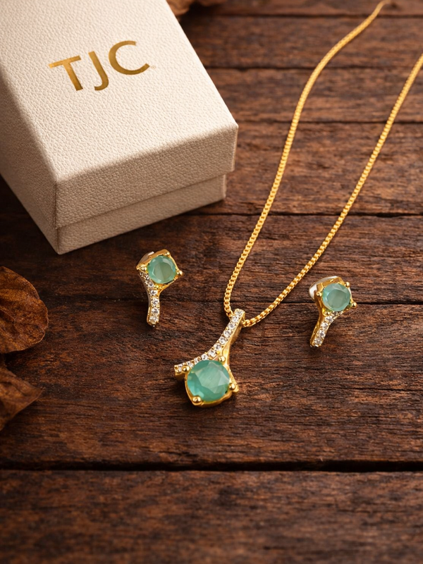 Premium Quality | Monalisa Glass | Anti-Tarnish Chain Pendant |