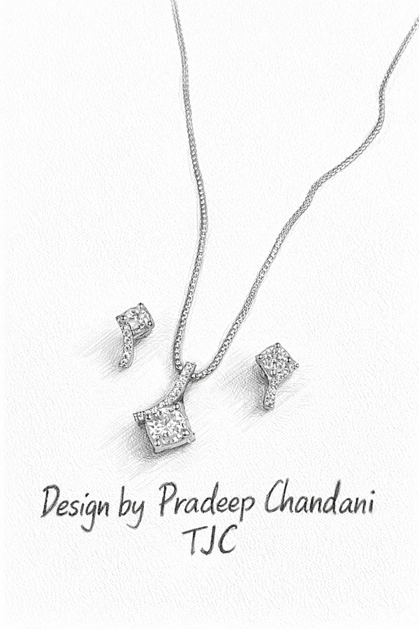 Premium Quality | Monalisa Glass | Anti-Tarnish Chain Pendant |