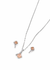 Premium Quality | Monalisa Glass | Silver Plated | Anti - Tarnish Chain Pendant |