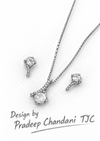 Premium Quality | Monalisa Glass | Silver Plated | Anti - Tarnish Chain Pendant |