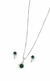 Premium Quality | Monalisa Glass | Silver Plated | Anti - Tarnish Chain Pendant |