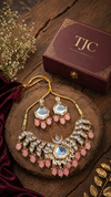 Premium Quality | Kundan Meena | Crystal Beads | Kundan Necklace |