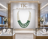 Premium Quality | White & Green Color | Beads Mala | Gold Plated |
