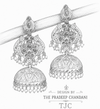 Premium Quality | Preeta Jhumki Earrings | Handmade Earrings |