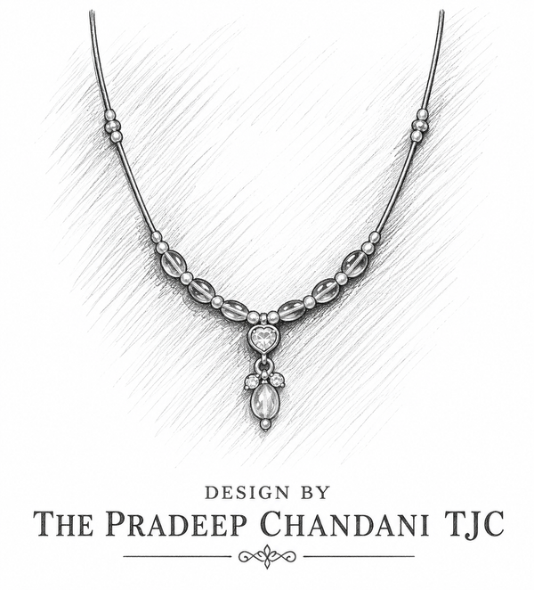 Premium Quality | Gold Plated Chain Set | Amethyst Color |