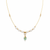 Premium Quality | Gold Plated Chain Set | White Color |
