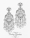 Premium Quality | Pranita Dangler Earrings | Silver Plated |