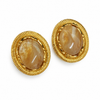 Premium Quality | Sabyasachi Golden Rutile Gemstone | Earrings |