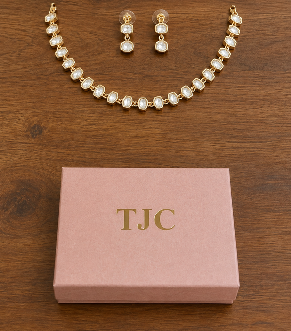 Premium Quality | Moissanite | Carrot Polish | Choker Set |