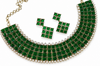 Premium Quality | Mehndi Polish | Choker Set | Green Color |