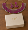 Premium Quality | Mehndi Polish | Choker Set | Hot Pink Color |