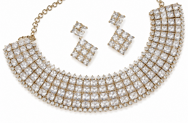 Premium Quality | Mehndi Polish | Choker Set | White Color |