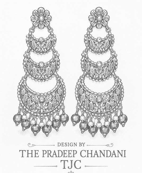 Premium Quality | Manjari Earrings | Handamde Earrings |