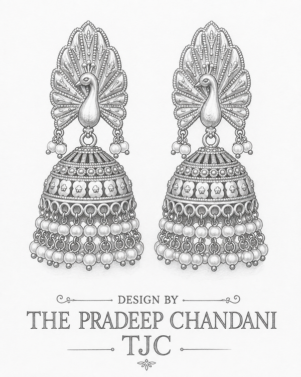 Premium Quality | Indrani Earrings | Gold Plated |