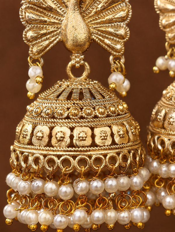 Premium Quality | Indrani Earrings | Gold Plated |