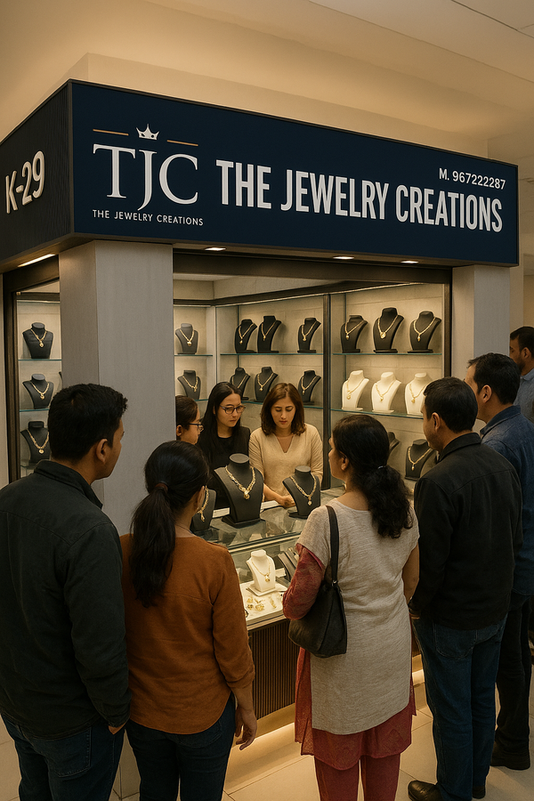 TJC Gold-Toned Anti-Tarnish Geometric Open Cuff Bracelet