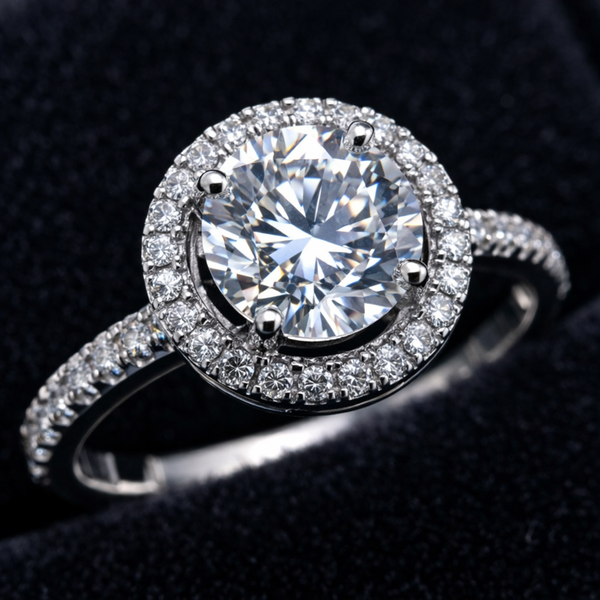 American Diamond Based Silver Inspired - Combo Jewelry Set – Pendant Locket, Earrings, Rings & Bracelet