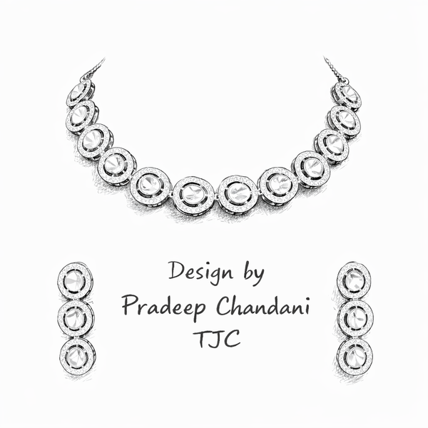 22 Carat Gold Plated Semi Bridal Choker Elegant & Premium Quality Necklace & Bollywood Celebrity Wear Designer Choker Necklace