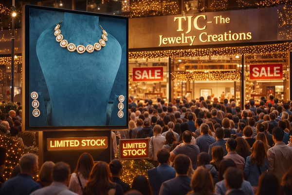 22 Carat Gold Plated Semi Bridal Choker Elegant & Premium Quality Necklace & Bollywood Celebrity Wear Designer Choker Necklace