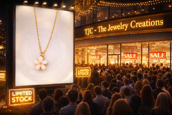 Anti-Tarnish Daisy Flower Shape Elegant Pearl Style Premium Chain Pendant & Statement Designer Chain Pendant