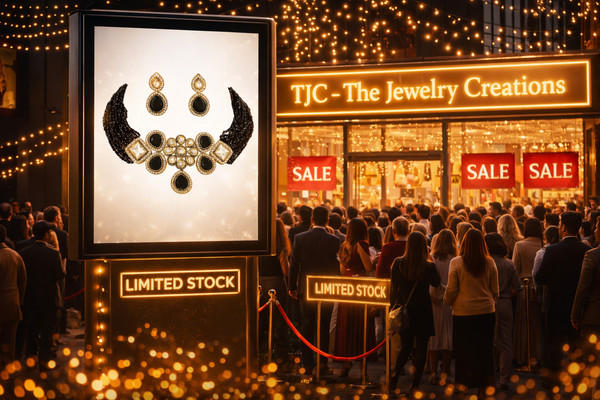 Black Tourmaline Inspired Glass Beads Indian Monalisa Beaded Choker Necklace (7 - Layer Mala) & Bollywood Celebrity Wear Elegant Choker Necklace