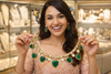 Green Emerald Inspired Bridal Choker Premium & Elegant Traditional Necklace