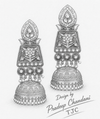 Premium Quality | Jhumki Earrings | Glossy Finish | Red Color |