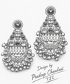 Premium Quality | Dangle Earrings | Gold Plated | Red Color |