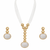 Premium Quality | Monalisa Stone | Hydro Long Set | Elegant Jewelry |