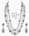 Premium Quality | Tanzor 3 line | Brass Beads Mala | Multi Color | Handmade Jewelry |