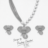 Premium Quality | Elephant Design | Hydro | Necklace Set |