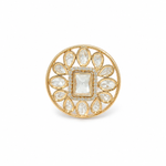 Premium Quality | Cocktail & Moissanite | Statement Ring |