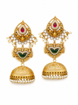 Premium Quality | Gold Plated | Jhumki Earrings |
