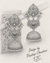 Premium Quality | Gold Plated | Jhumki Earrings |
