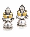 Premium Quality | Antique Silver | Classic Dome Shaped |Jhumka Earrings |