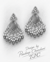 Premium Quality | Yukta Dangler Earrings | Red Color |