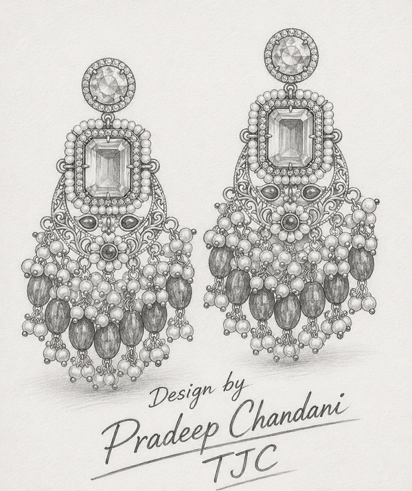 Premium Quality | Doublet Russian Stone | Earrings |