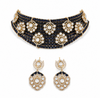 Premium Quality | Moissanite Detailing | Choker Set | Blue Color |