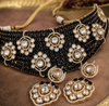Premium Quality | Moissanite Detailing | Choker Set | Blue Color |