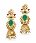 Premium Quality | Brass | Jhumki Earrings | Gold Plated |