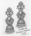Premium Quality | Brass | Jhumki Earrings | Gold Plated |
