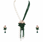 Premium Quality I American Diamond I Necklace Set With Earrings I