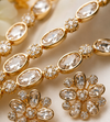 Premium Quality | Minimal Style | 2 Layer | Moissanite Set with Studs Earrings |
