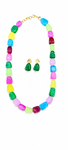 Premium Quality | Multi Color Sapphire Inspired | Tumble Mala |